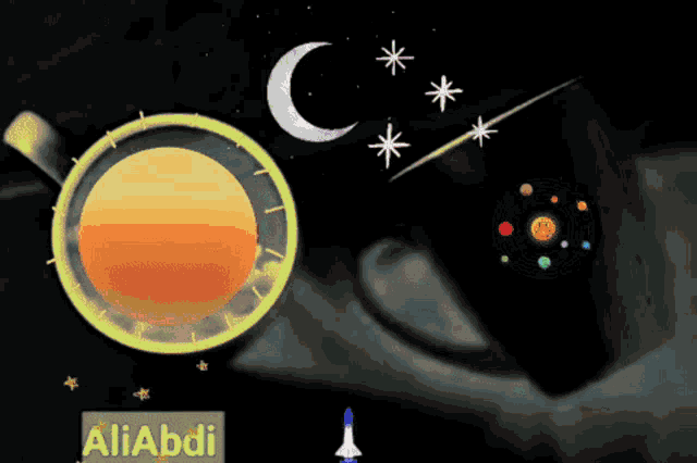 aliabdi is the name of the person shown in this cartoon