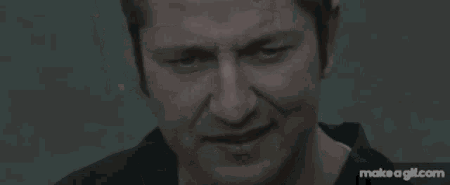 a man in a black shirt is saying this is von clausewitz shit- total fucking war