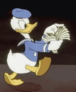 Hahaha Money GIF - Hahaha Money Donald Duck GIFs