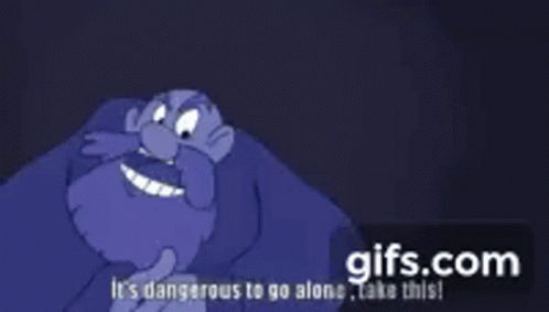 Its Dangerous To Go Alone Take This GIF - Its Dangerous To Go Alone Take This GIFs