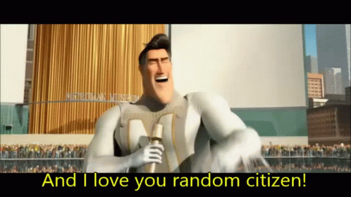 Megamind And I Love You Random Citizen GIF - Megamind And I Love You Random Citizen Movies GIFs