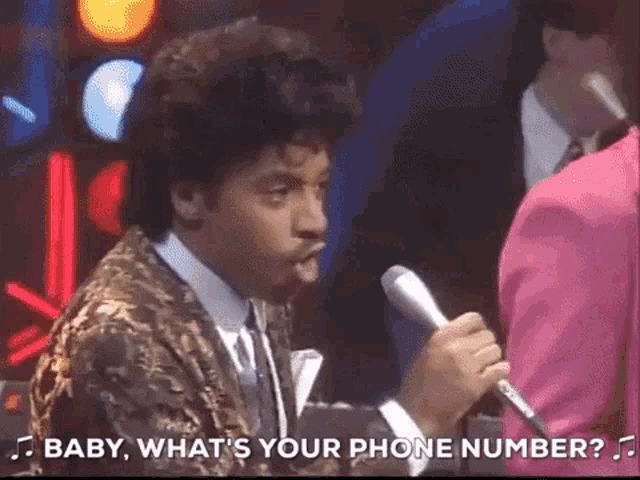 Whats Your Phone Number Morris Day GIF - Whats Your Phone Number Morris Day Singing GIFs