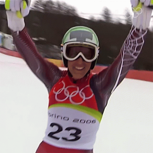Pointing At You Alpine Skiing GIF - Pointing At You Alpine Skiing Michaela Dorfmeister GIFs