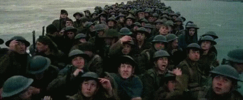 Soldiers Ducking - Ducking GIF - Duck Soldiers Panic GIFs