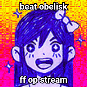 a cartoon of a girl with a bow on her head and the words `` beat obelik ff op stream '' .