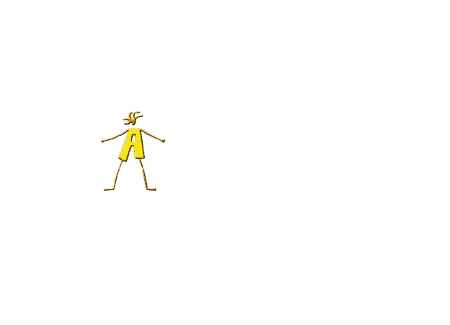 a cartoon drawing of a man and a woman with the letters m and e visible