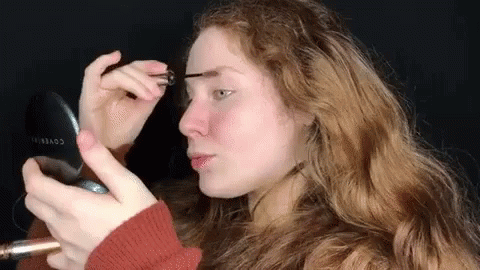 Lillee Jean Makeup GIF - Lillee Jean Makeup Eyebrows GIFs