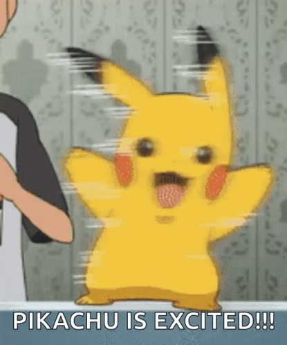 Polemon Pikachu GIF - Polemon Pikachu Excited GIFs