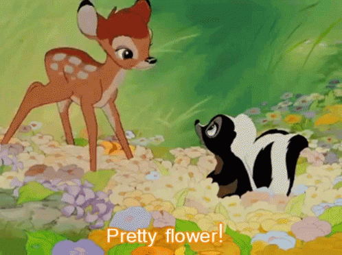 Pretty Flower GIF - Pretty Flower Bambi Cute GIFs