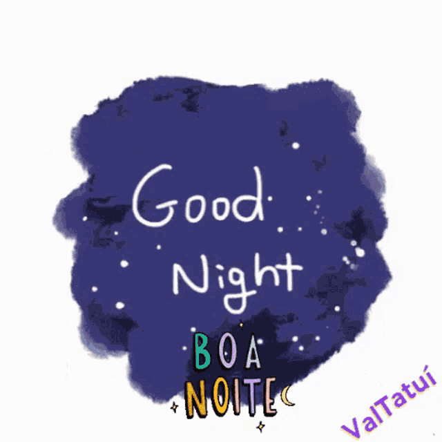 a cartoon of a woman laying in bed with the words boa noite written on the blanket