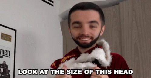 Look At The Size Of This Head Smart GIF - Look At The Size Of This Head Smart Nerd GIFs
