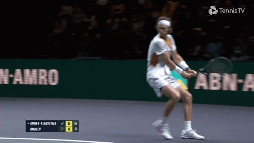 Andrey Rublev Oof GIF - Andrey Rublev Oof Tennis Racket GIFs