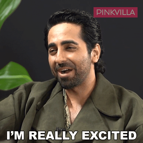 I'M Really Excited Ayushmann Khurrana GIF - I'M Really Excited Ayushmann Khurrana Pinkvilla GIFs