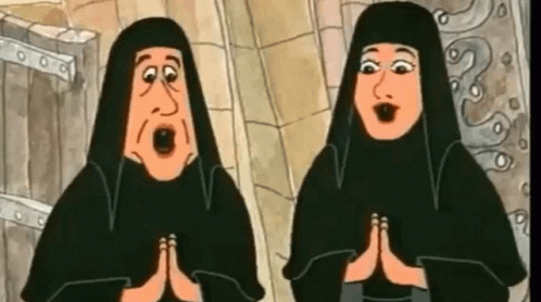 Nuns Shocked GIF - Nuns Shocked Screaming GIFs