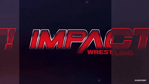 an advertisement for impact wrestling shows a man in a ring