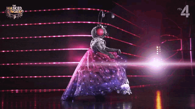 the masked singer is being advertised on a tv show