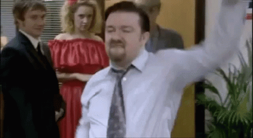 Ricky Gervais David Brent GIF - Ricky Gervais David Brent David Brent Dancing GIFs