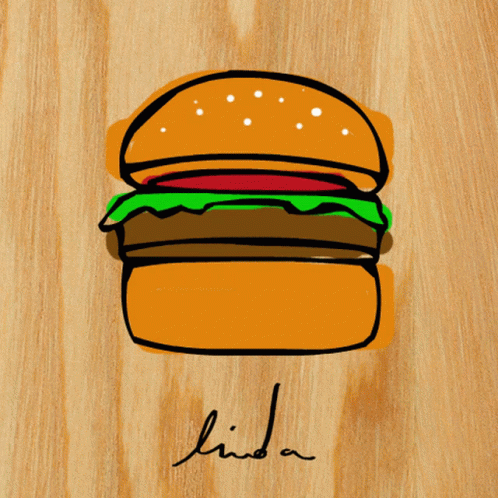 Illustration Hamburger GIF - Illustration Hamburger Food GIFs