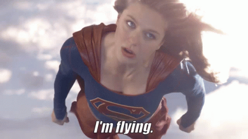 Melissa Benoist Flying GIF - Melissa Benoist Flying Supergirl GIFs