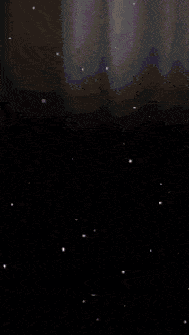 a painting of a man 's face with stars in the background