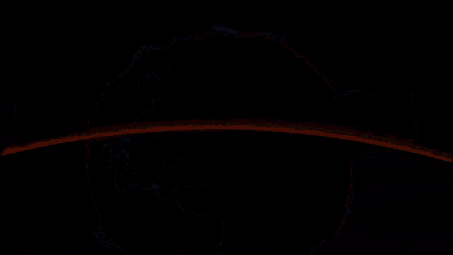 a computer generated image of the aurora borealis over earth