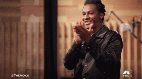 Clapping Leon Bridges GIF - Clapping Leon Bridges The Voice GIFs