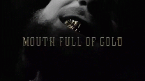 Mouth Full Of Gold Teeth Blings GIF - Mouth Full Of Gold Teeth Blings Gold Plated GIFs