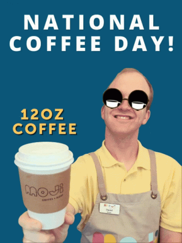 Moji Coffee National Coffee Day GIF - Moji Coffee National Coffee Day GIFs