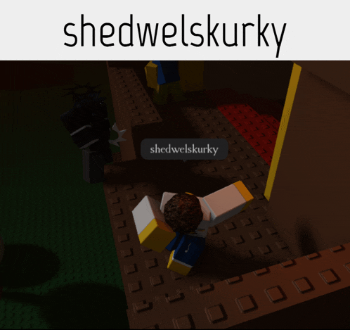 a screenshot of a video game with the name shedwelskurky