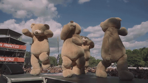 Dancing Bears Happy GIF - Dancing Bears Happy Hype GIFs