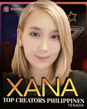 a poster of a woman with the name xana on it