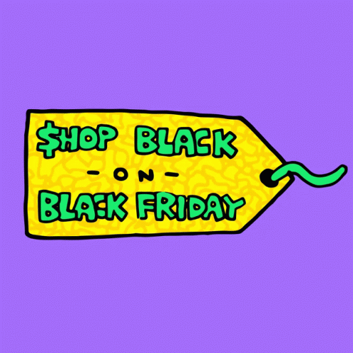 Black Businesses Matter Black Friday Shopping GIF - Black Businesses Matter Black Friday Shopping Christmas Shopping GIFs