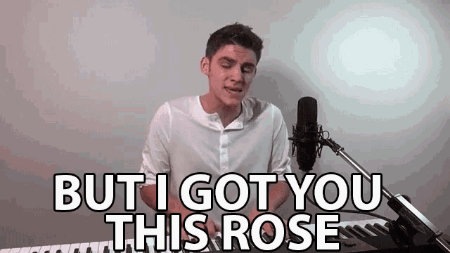 But I Got You This Rose Effort GIF