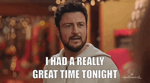 a man says i had a really great time tonight