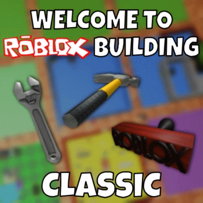 a welcome to roblox building classic sign
