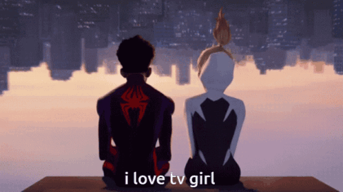 Tv Girl Spider Verse GIF - Tv Girl Spider Verse Spiderverse GIFs