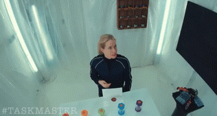 Lucy Beaumont Taskmaster GIF - Lucy Beaumont Taskmaster Shaking My Head GIFs