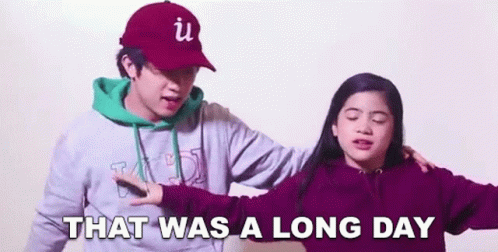 That Was A Long Day Ranz Kyle GIF - That Was A Long Day Ranz Kyle Niana Guerrero GIFs
