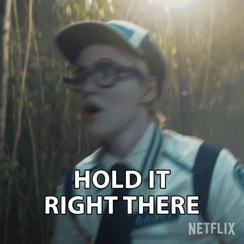 Hold It Right There Koby GIF - Hold It Right There Koby Morgan Davies GIFs