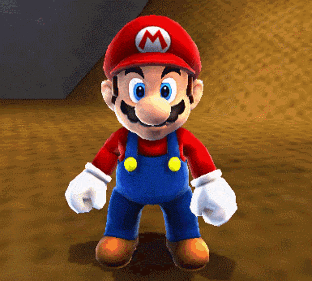 Super Mario Galaxy Looking GIF - Super Mario Galaxy Looking Look GIFs