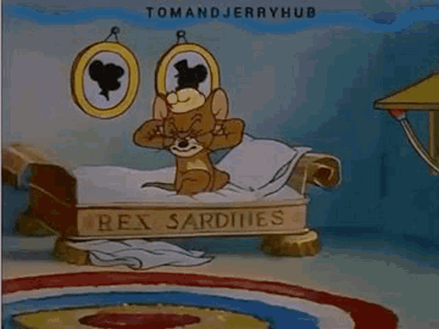 Tom And Jerry Sleepy GIF - Tom And Jerry Sleepy Disturbed GIFs