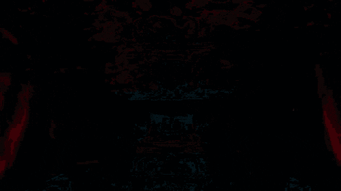 a pixelated image of a building with the letters c and g on it
