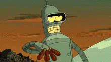 Bender Futurama GIF - Bender Futurama Shutup GIFs