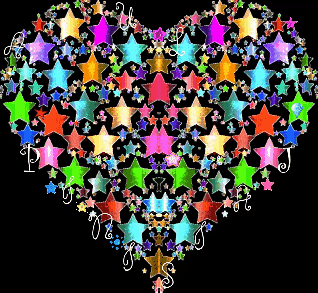 Heart Glitter GIF - Heart Glitter Stars GIFs