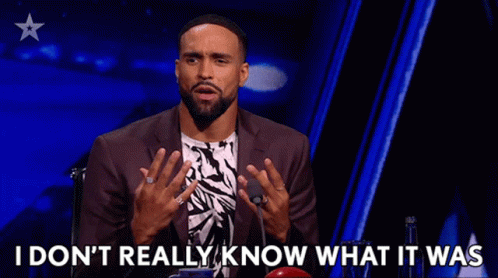 I Dont Really Know What It Was Ashley Banjo GIF - I Dont Really Know What It Was Ashley Banjo Britains Got Talent GIFs