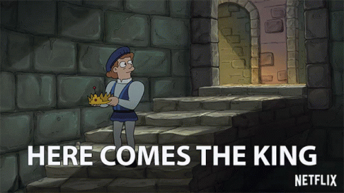Here Comes The King Grown GIF - Here Comes The King Grown Its Me GIFs