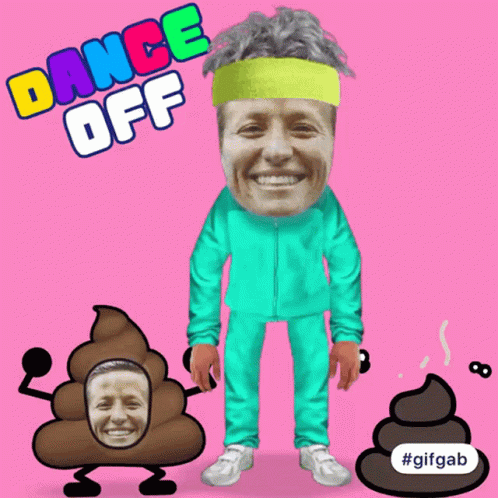 Shut Up And Take Blah Dance Off GIF - Shut Up And Take Blah Dance Off Poop GIFs
