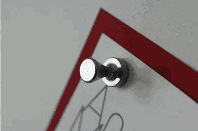a close up of a door knob on a car door