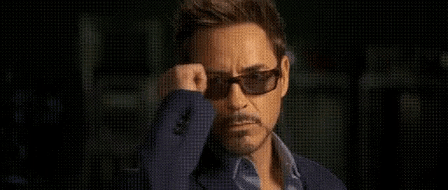 Robert Jr Iron Man GIF - Robert Jr Iron Man Glasses GIFs