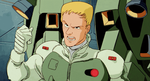 a man in a military uniform with a red button on his chest